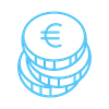 Münzen mit Euro-Symbol